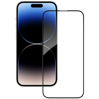 Защитное стекло LUX для Apple Iphone 14 Pro Full Сover черный 0,3 мм в упаковке