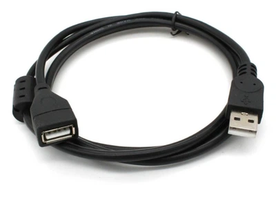 Кабель USB 2.0 подовжувач 1.5 м мама-тато AM-AF подовжувач (533759200) Чорний