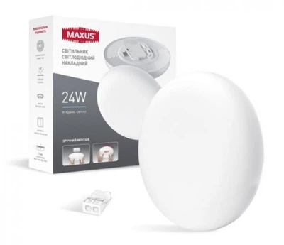Точковий LED світильник врізний MAXUS SP Surface 24W 4100K Circle