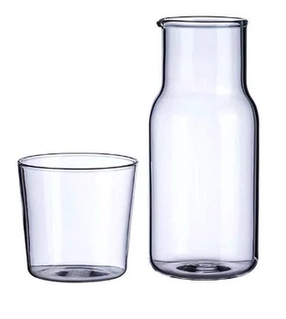Графин для воды - молока 550 мл + стакан 250 мл Dishtable