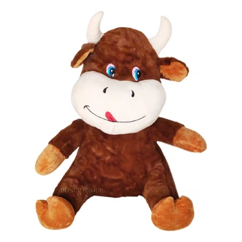 М'яка іграшка Бичок Can Fa Toys плюшевий коричневий 60 см 225151119