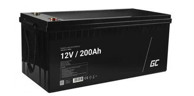 Аккумулятор Green Cell AGM 33 12v 200Ач (Чёрный) АКБ