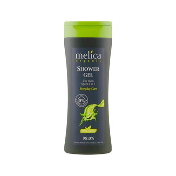 Мужской гель для душа для всех типов кожи Melica Organic