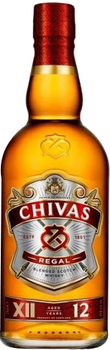 Віскі Chivas Regal 12 років витримки 1 л 40% (080432400432BK)