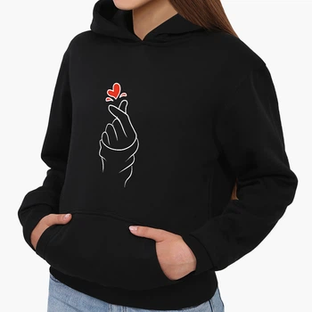 Детский худи БТС (BTS) Черный (9298-1165) 152 см