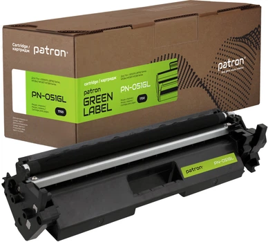 Тонер-картридж Patron Green Label сумісний аналог Canon 051 Black (PN-051GL)