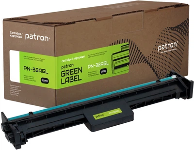 Драм-картридж Patron Green Label совместимый аналог HP 32A (CF232A) Black (PN-32AGL)