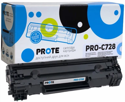 Картридж Prote совместимый аналог Canon 728/HP 78A Black (PRO-C728)
