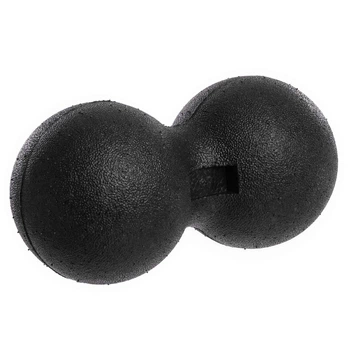Масажний м'яч подвійний U-Power Duoball EPP 24 см Black (U5038)