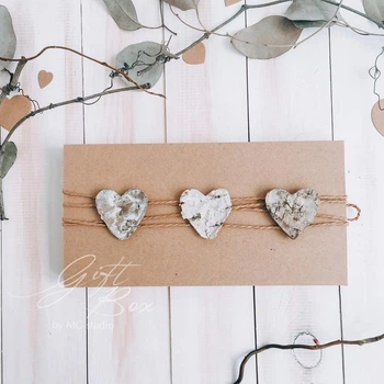 Gift box Love tree craft Открытки на День Святого Валентина Ручная работа
