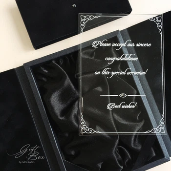 Gift box Mr. President колір чорний Листівка ручної роботи чоловіча