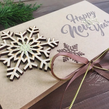 Gift box Craft winter Новорічна листівка з конвертом Ручна робота