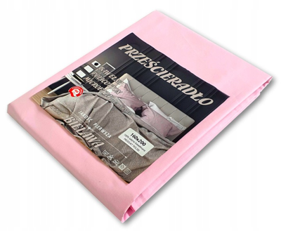 Простирадло IK Home бавовна 160 x 220 (160x220ikR) рожевий