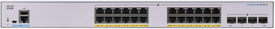 Комутатор Cisco CBS350-24P-4X-EU