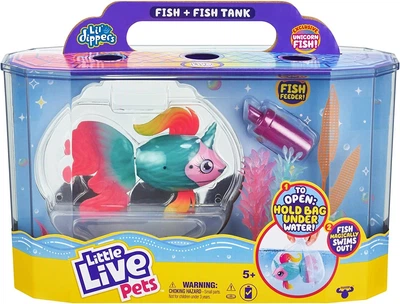 Інтерактивна рибка з акваріумом Little Live Pets Lil' Dippers Fantasea Ексклюзивна рибка (26408)