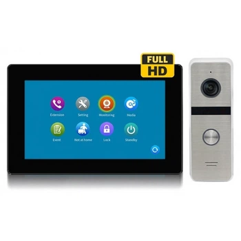Комплект домофона CoVi Security TAB FHD Black + Iron FHD Silver