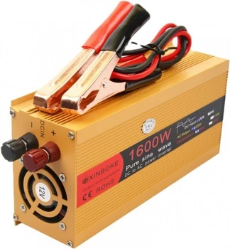 Инвертор с чистой синусоидой Xinboke 800/1600W 12-220V DC-AC 50Hz
