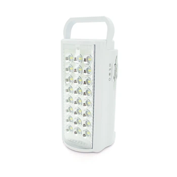 Ліхтар переносний ALMINA DL-2424LED, 2 режими (16+8Led), вбудований аккум, корпус пластмас, кабель 220В, Mix color