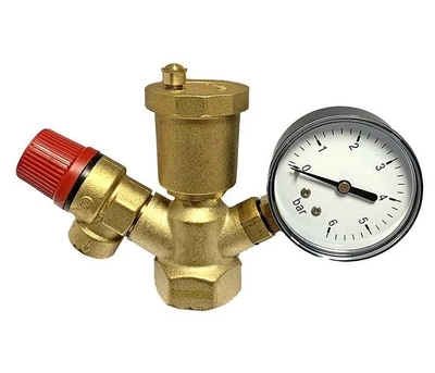 Група безпеки котла ZEGOR 1" (в зборі) економ QS-5802