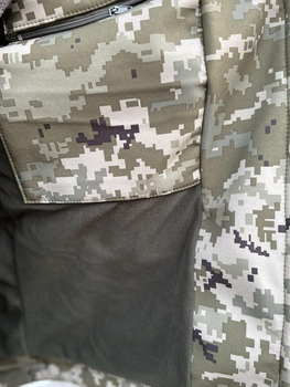 Куртка військова тактична демісезонна Софт Шелл Піксель 44-46