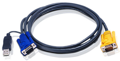 KVM-кабель ATEN 2L-5202UP PS/2-USB + SPHD 3-в-1 1.8 м (2L-5202UP)