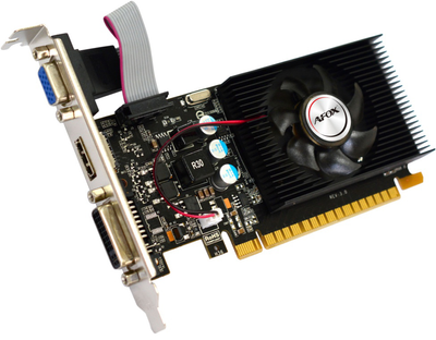 Відеокарта AFOX PCI-Ex GeForce GT220 1GB DDR3 (128bit) (668/1308) (DVI, VGA, HDMI) (AF220-1024D3L2)