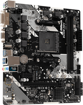 Материнська плата ASRock B450M-HDV R4.0 (sAM4, AMD B450, PCI-Ex16)