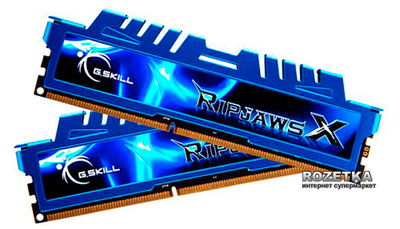 Оперативна пам'ять G.Skill DDR3-2400 16384MB PC3-19200 (Kit of 2x8192) Ripjaws X series (F3-2400C11D-16GXM)