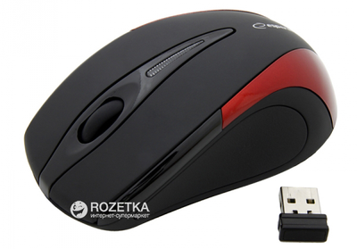 Миша Esperanza EM101R Wireless Black/Red