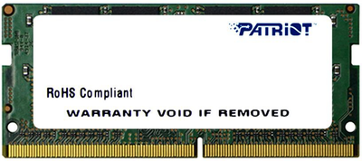 Оперативна пам'ять Patriot SODIMM DDR4-2666 8192MB PC4-21300 Signature Line (PSD48G266681S)