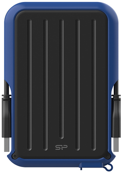 Жорсткий диск Silicon Power Armor A66 2TB SP020TBPHD66SS3B 2.5 USB 3.2 External Blue