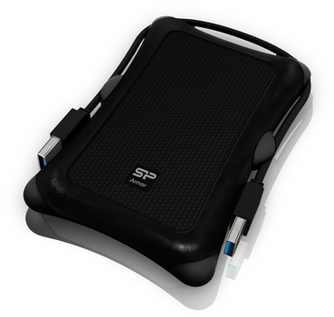 Жорсткий диск Silicon Power Armor A30 2 TB SP020TBPHDA30S3A 2.5 USB 3.2 External Black