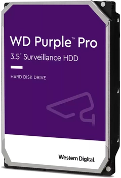 Жорсткий диск Western Digital Purple Pro 12 TB 7200 rpm 256 MB WD121PURP 3.5 SATA III