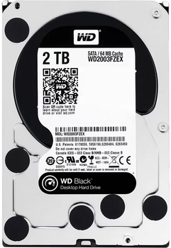 Жорсткий диск Western Digital Black 2TB 7200rpm 64MB WD2003FZEX 3.5 SATA III