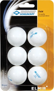 Мячи для настольного тенниса Donic-Schildkrot Jade ball (blister card) (6) (618371S)