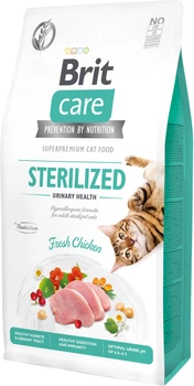 Сухий корм для стерилізованих котів Brit Care Cat GF Sterilized Urinary Health з куркою 7 кг (8595602540723)