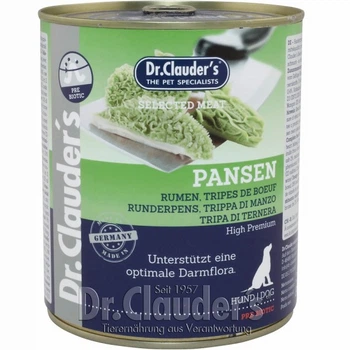 Консерва супер-преміум класу для собак Dr.Clauder's Selected Meat Pansen з рубцем 800 г