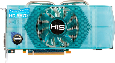Видеокарта HIS PCI-Ex AMD RADEON HD 6870 1GB GDDR 5 ( 256 BIT ) ( DVI, HDMI, miniDisplayPORT ) Б/У