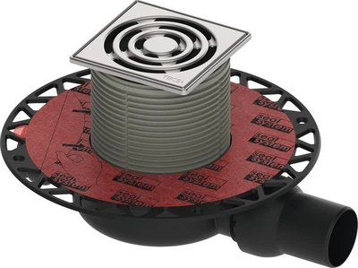 Зливний трап TECEdrainpoint S S112 низький горизонтальний (3601102) TM TECE
