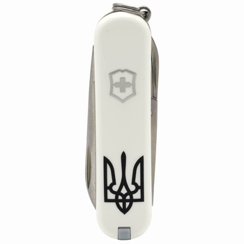 Ніж складаний швейцарський 58 мм/7 функцій Victorinox CLASSIC SD UKRAINE Тризуб.