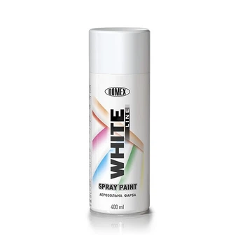 Акриловый аэрозольный лак Domex White Line 111 глянцевый 400 мл прозрачный