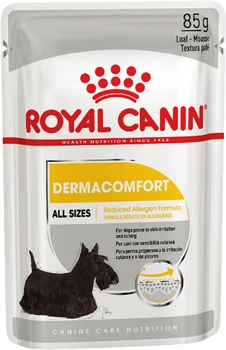 Mokra karma dla psów Royal Canin Dermacomfort antyalergiczna - saszetki 12x85g (9003579008812)