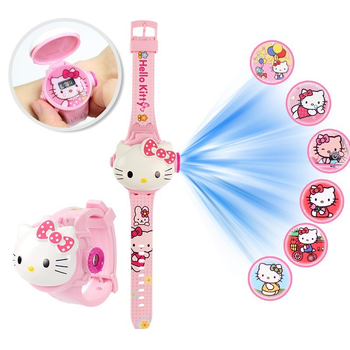 Часы наручные детские с 3d проектором "Hello Kitty (Хеллоу Китти)" Special edition 1010-19