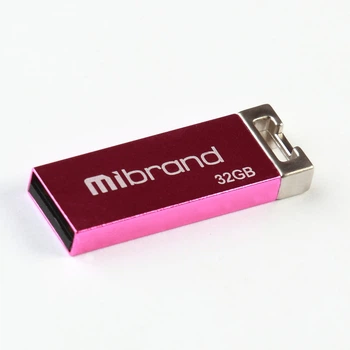 USB Флешка на 32 Гб | Флеш-накопитель Mibrand 32GB | USB2.0 Сhameleon Pink MI2.0/CH32U6P KT-FF
