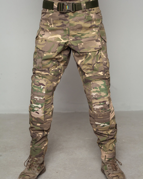 Жіночі штурмові штани UATAC Gen 5.2 (XL) Мультикам FOREST (Ліс) з наколінниками