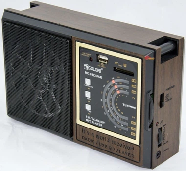 Портативный FM радиоприемник GOLON RX-9933 FM/AM/SW с возможностью воспроизведения USB/MicroSD