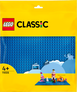 Zestaw klocków LEGO Classic Niebieska płytka konstrukcyjna 1 element (11025)