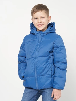 Дитяча демісезонна довга куртка для хлопчика Coccodrillo Outerwear Boy Kids ZC2152701OBK 92 см Блакитна (5904705932039)