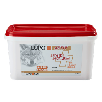 Пищевая добавка для кожи и шерсти собак LUPO Active Biotin Complex 4кг