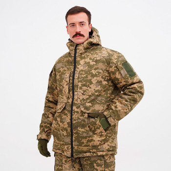 Куртка тактическая бушлат зимняя для ВСУ пиксель ММ14 Ukr Cossacks, р.50